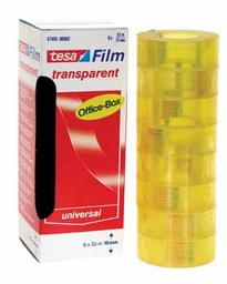 [TIM-57405] Plakband Tesa TesaFilm 19mmx33m (8) voor kleine afroller