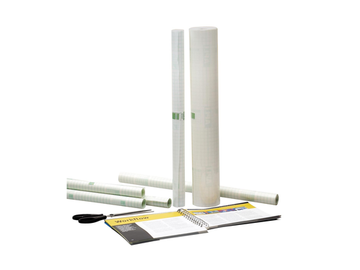 [TIM-580429] Folie Apli zelfklevend op rol 50cmx3m 50 micron transparant