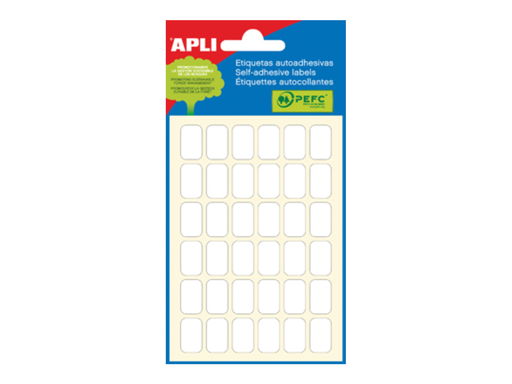 [TIM-581016] Etiketten Apli 10x16mm wit (216)