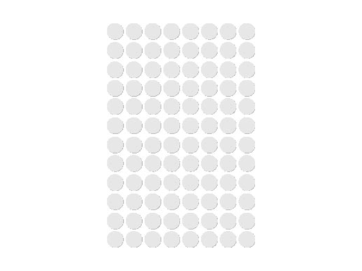 [TIM-581183] Etiketten Apli Ø 8mm wit (480)