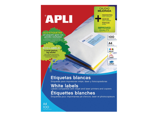 [TIM-581280] Etiketten Apli 04 etik/bl 105x148mm (100)