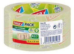 [TIM-58153] Verpakkingstape Tesa Eco&Strong EcoLogo PP 50mmx66m transparant