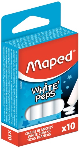 [TIM-593500] Krijt Maped wit (10)