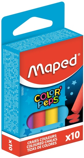 [TIM-593501] Krijt Maped assorti (10)