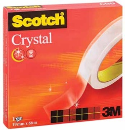 [TIM-6001966] Plakband Scotch Crystal tape 19mm x 66m voor grote afroller