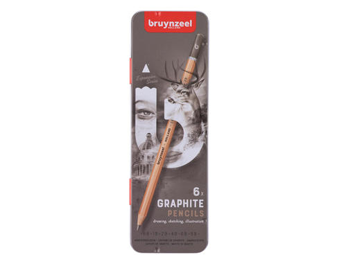 [TIM-6031106] Grafietpotlood Bruynzeel Expression HB/1B/2B/4B/6B/8B (6)