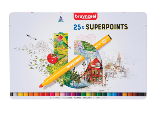 [TIM-6032425] Viltstift Bruynzeel Expression assorti (25)