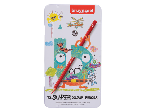 [TIM-6051612] Kleurpotlood Bruynzeel Super assorti (12)