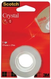 [TIM-61925R] Plakband Scotch Crystal tape 19mm x 25m blister