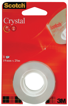 [TIM-61925R] Plakband Scotch Crystal tape 19mmx25m blister