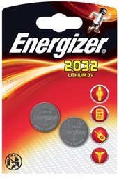 [TIM-624835] Knoopcelbatterij Energizer CR2032 3V (2)