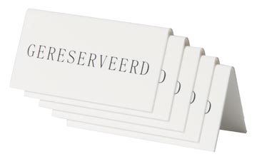 [TIM-6498298] Tafelbordje Securit 'Gereserveerd' (5)