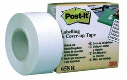 [TIM-658M] Correctietape Post-it met afroller 25mmx17,7m