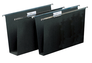 [OUT-662154] Hangmap Atlanta Alzicht hardboard lade folio 350mm 40mm bodem zwart