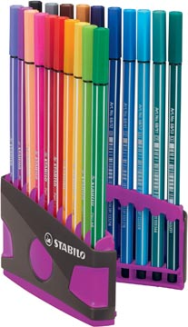 [TIM-6820313] Viltstift Stabilo Pen 68 ColorParade assorti (20)
