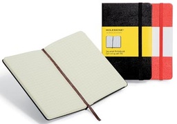 [TIM-701023] Notitieboek Moleskine harde kaft 9x14cm geruit 192blz zwart