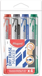 [TIM-735047] Whiteboardmarker Maped Jumbo ronde punt 2mm assorti (4)