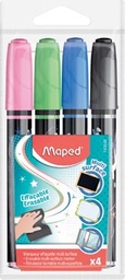 [TIM-743548] Krijtmarker Maped assorti etui (4)