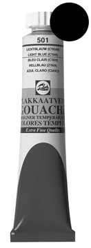 [TIM-7-703P] Plakkaatverf Talens extra fijn 20ml intens zwart