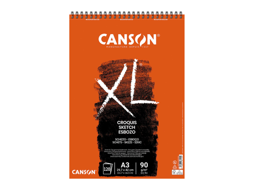 [TIM-787115] Schetsblok Canson XL A3 90gr 120vel wit