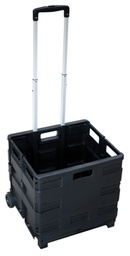 [TIM-8046126] Opvouwbare steekwagen met krat Pavo 38x40,5x42cm 35kg zwart