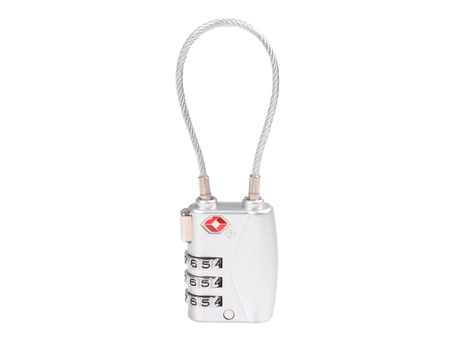 [TIM-8046744] Hangslot met kabel Pavo TSA 3 cijfers 50mm