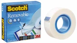 [TIM-811-33] Plakband Scotch Magic Tape Removable 19mm x 33m voor kleine afroller