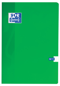[TIM-813005] Schrift Oxford School karton A4 geruit 10mm 72blz assorti
