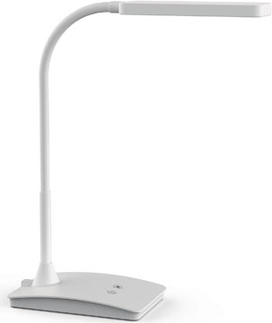 [TIM-8201702] Bureaulamp Maul Pearly LED dimbaar 3000-6500Kelvin 350lumen op voet wit
