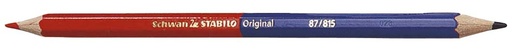 [TIM-8242] Potlood Stabilo Original tweekleurig rood/blauw fijn