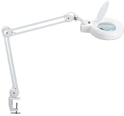 [TIM-8263402] Loeplamp Maul MaulViso LED met tafelklem wit