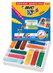 [TIM-827211] Viltstift Bic kids visacolor classpack assorti (144)