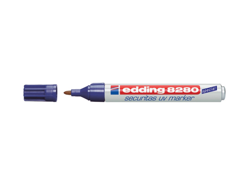 [TIM-8280] UV-marker Edding 8280 Securitas ronde punt 1,5-3mm transparant