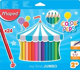 [TIM-834013] Kleurpotlood Maped Color'Peps Jumbo Early Age assorti (24)