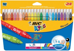 [TIM-841800] Viltstift Bic kids couleur medium assorti (24)