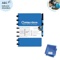 [TIM-8461583] Schrift Correctbook A5 gelijnd herbruikbaar blauw