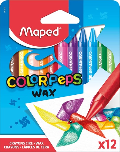 [TIM-861011] Waskrijt Maped Color'Peps assorti (12)