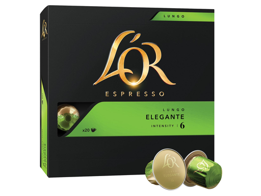[TIM-86726] Koffiecapsules Douwe Egberts L'Or Espresso Lungo Elegante Intensity 6 (20)