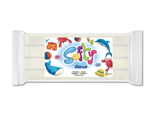 [TIM-87500D] Boetseerpasta Darwi softy 500gr wit