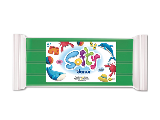 [TIM-87600D] Boetseerklei Darwi softy 500gr groen