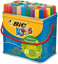 [TIM-892225] Viltstift Bic kids visacolor XL ecolutions assorti (48)