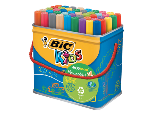 [TIM-892225] Viltstift Bic kids visacolor XL ecolutions assorti (48)