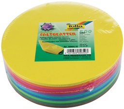 [TIM-89650] Vouwblaadjes Folia Ø15cm 70gr assorti (500)