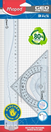 [TIM-897118] Tekenset Maped geometric linkshandig 3-delig