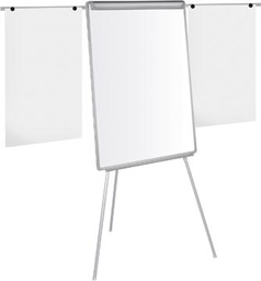 [TIM-900701] Flipchart Pergamy 75x107cm magnetisch met papierklem en 2 uitschuifbare armen