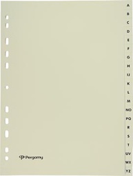 [TIM-901223P] Tabbladen Pergamy karton A4 A-Z 11-gaats beige