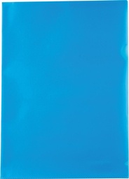 [TIM-901670] Zichtmap Pergamy PP A4 120 micron gekorreld transparant blauw (25)