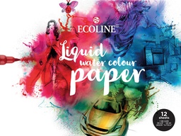 [TIM-9158243] Tekenpapier Talens Ecoline 24x30cm 290g 12vel