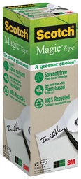 [TIM-91933R9] Plakband Scotch Magic Tape A Greener Choice 19mm x 33m (9) voor kleine afroller ECO