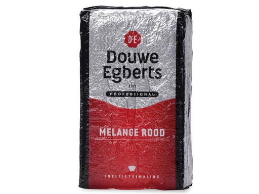 [TIM-92076] Koffie Douwe Egberts Melange gemalen koffie voor snelfilters rood 1kg